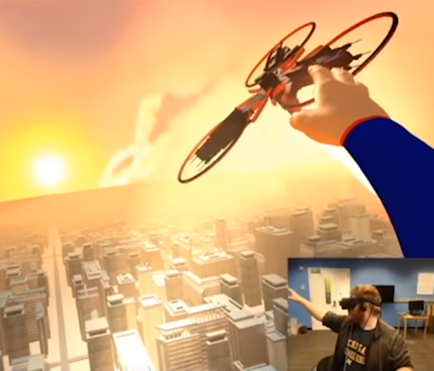 VR Game - Superman vs. Robots